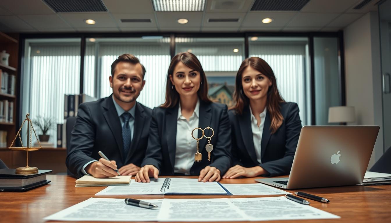 Business agreement signing